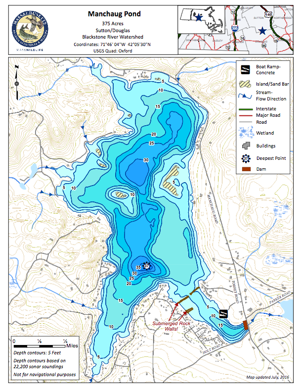 Survey Provides New Map of Manchaug Pond – Manchaug Pond Foundation
